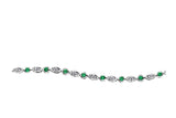 "ESMERALDA" EMERALD & DIAMOND BRACELET