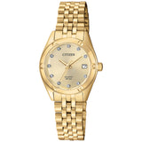 Ladies Quartz Mother-of-Pear Swarovski® crystals