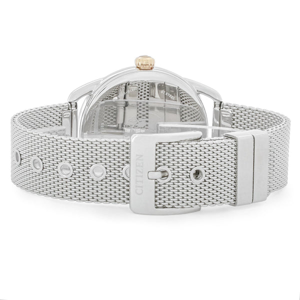 Citizen Eco-Drive Women's Stainless Steel Mesh Bracelet