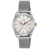 Citizen Eco-Drive Women's Stainless Steel Mesh Bracelet