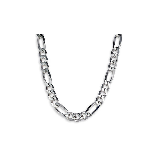 STERLING SILVER FIGARO CHAIN