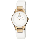 Rose Tone Axiom Leather Strap