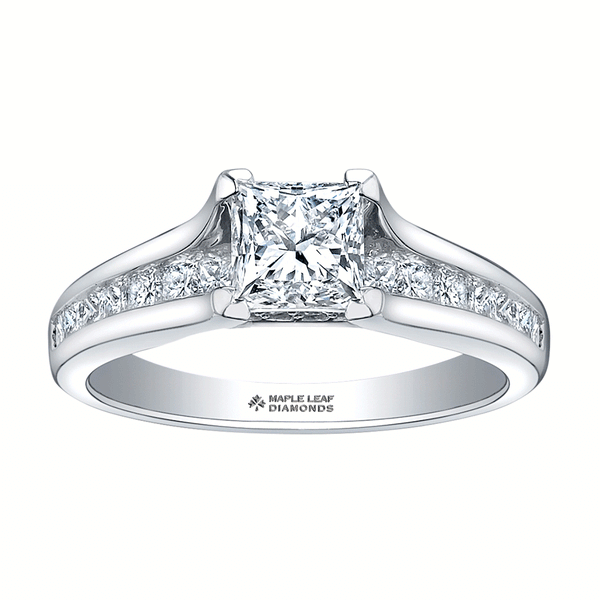 "PRECILLA" MAPLE LEAF CANADIAN DIAMOND RING