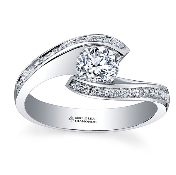 "STELLA" MAPLE LEAF™ DIAMOND RING