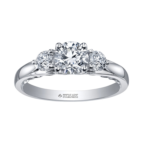 "MARGARITA" MAPLE LEAF™ CANADIAN DIAMOND RING