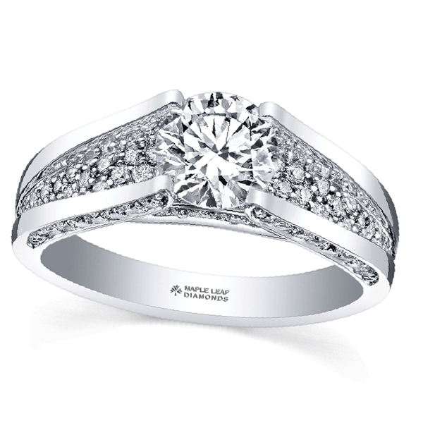 "Coco" Canadian Maple Leaf™Diamond Ring