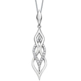 "CECILE" DIAMOND DROP PENDANT