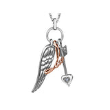 "LOVE" WING/ARROW PENDANT