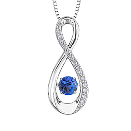 "TERRA" PULSE™ TANZANITE & DIAMOND PENDANT
