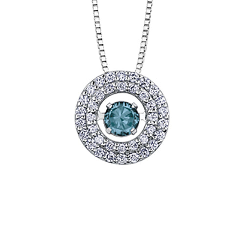 "BLUELLA" Pulse™ BLUE DIAMOND PENDANT