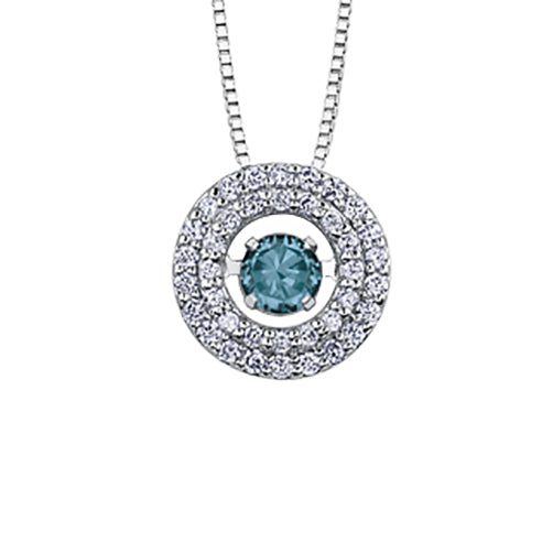 "BRIANA" PULSE™ BLUE DIAMOND PENDANT