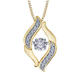 "PENELOPE" PULSE DIAMOND PENDANT