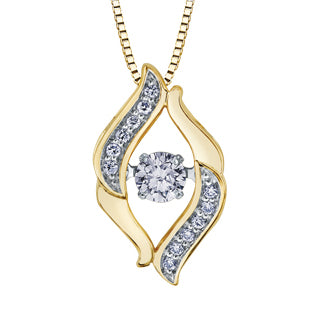 "PENELOPE" PULSE DIAMOND PENDANT
