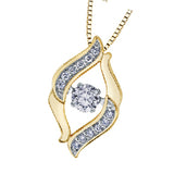 "PENELOPE" PULSE DIAMOND PENDANT