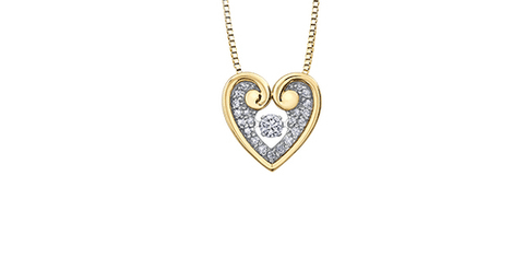 "CARLA" PULSE™ DIAMOND HEART PENDANT