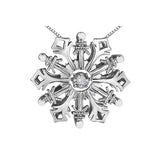 SILVER DIAMOND SNOWFLAKE