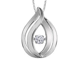 "SILVIA" PULSE DIAMOND PENDANT