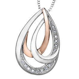 "SILVY" STERLING SILVER/GOLD PENDANT