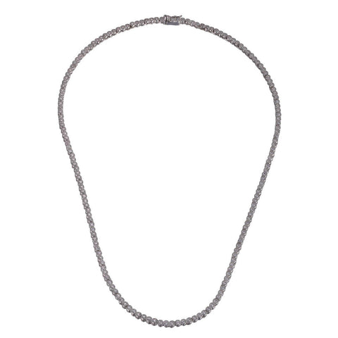 Bezel set Diamondlite CZ necklace