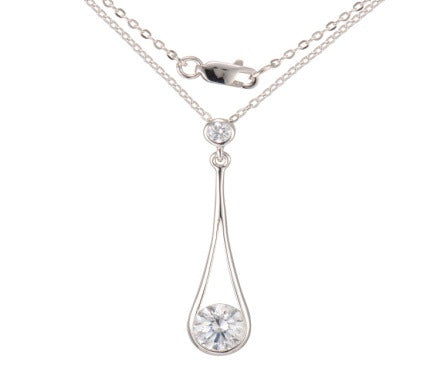 Diamondlite CZ Teardrop necklace