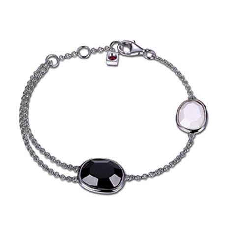 ELLE™ AGATE SILVER BRACELET