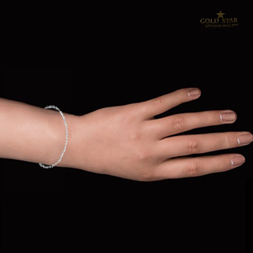 "REIGN" STERLING SILVER C.Z BOLO BRACELET