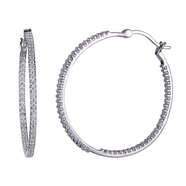 Micro pavé 40mm Hoops