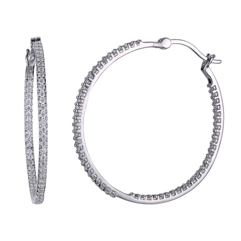 Micro pavé 40mm Hoops