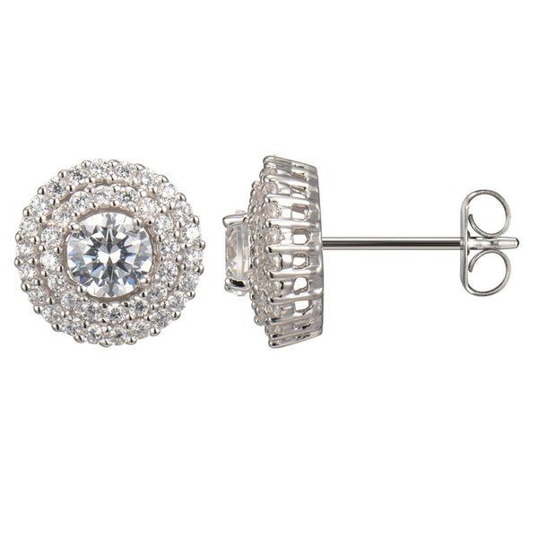Diamondlite CZ Halo Studs