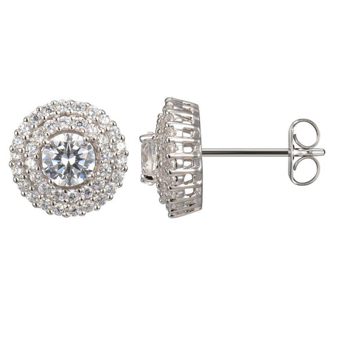 Diamondlite CZ Halo Studs