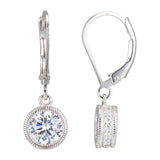 Diamondlite CZ lever-backs