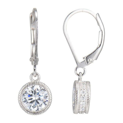Diamondlite CZ lever-backs