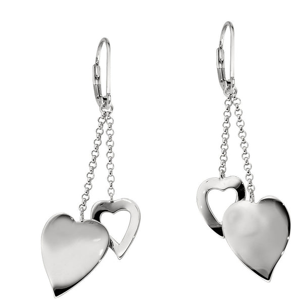 ELLE™ HEART DANGLE EARRINGS