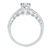 "CHANTAL" MAPLE LEAF™ CANADIAN  DIAMOND RING.