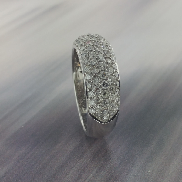 "MELE" 18KT DIAMOND BAND
