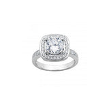Reign Diamondlite Cushion Halo Ring