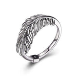ELLE "PLUME" LEAF RING