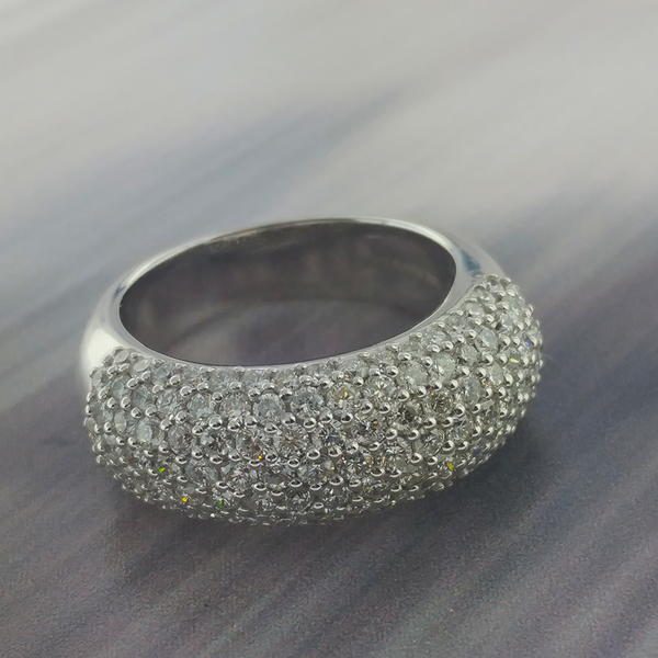 "SEEMA" DIAMOND PAVE BAND
