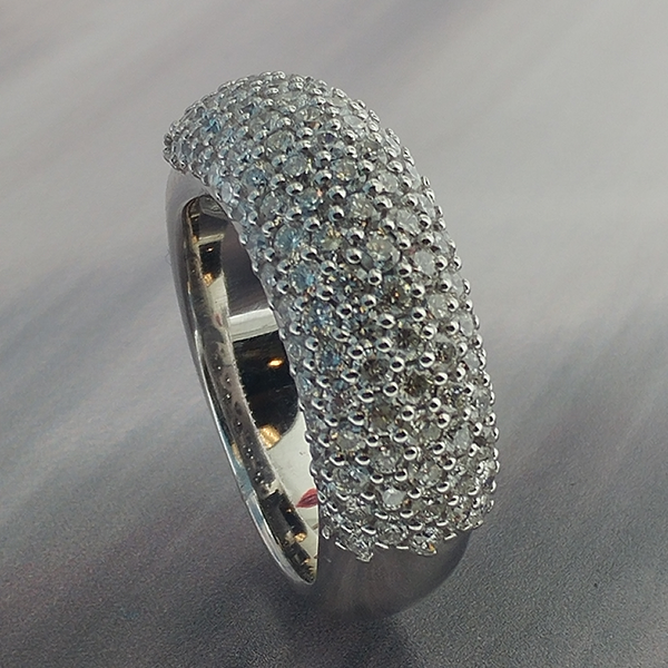 "SEEMA" DIAMOND PAVE BAND