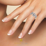 "ISABELLA"  ROSE & WHITE GOLD DIAMOND RING
