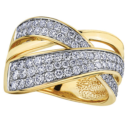 TWO-TONE DIAMOND RING