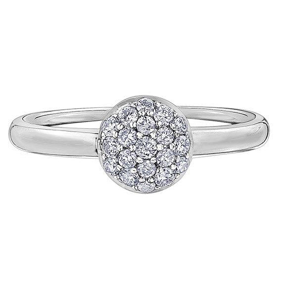 "CHLOE" DIAMOND HALO RING