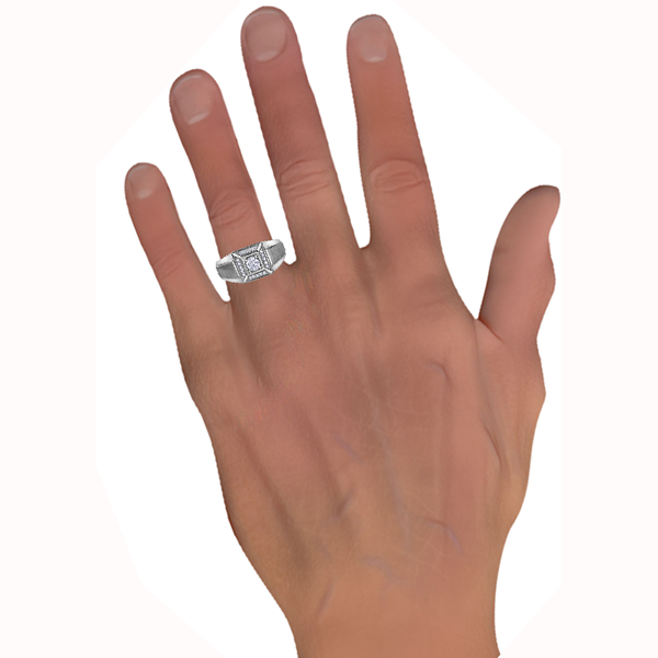 "JAMES" MEN'S CANADIAN DIAMOND RING