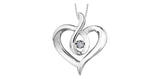 "HAILEY" Canadian Diamond Heart Pendant