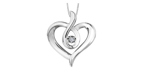 "HAILEY" Canadian Diamond Heart Pendant