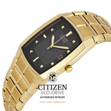 Paradigm Men's Gold-Tone Eco-Drive