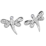 "DRAGONFLY" DIAMOND STUDS