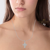 ELLE™ C.Z PAVE CROSS