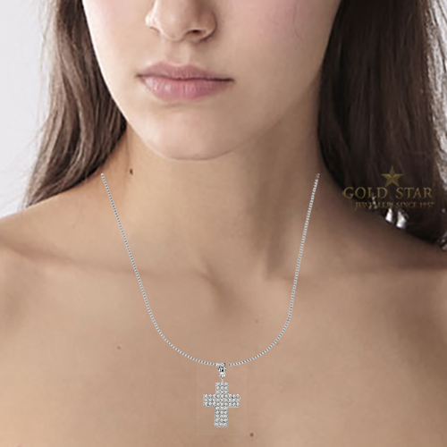 ELLE™ C.Z PAVE CROSS