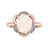 "ROSIE" OPAL & DIAMOND RING